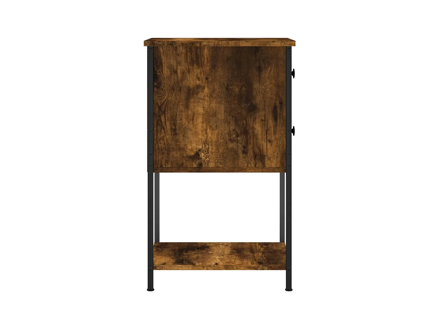 Tables de chevet 2 pcs chêne fumé 32x42x70 cm bois d'ingénierie