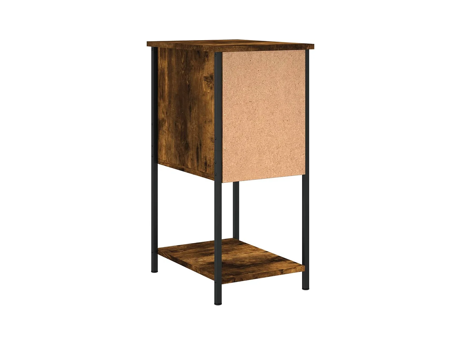 Tables de chevet 2 pcs chêne fumé 32x42x70 cm bois d'ingénierie