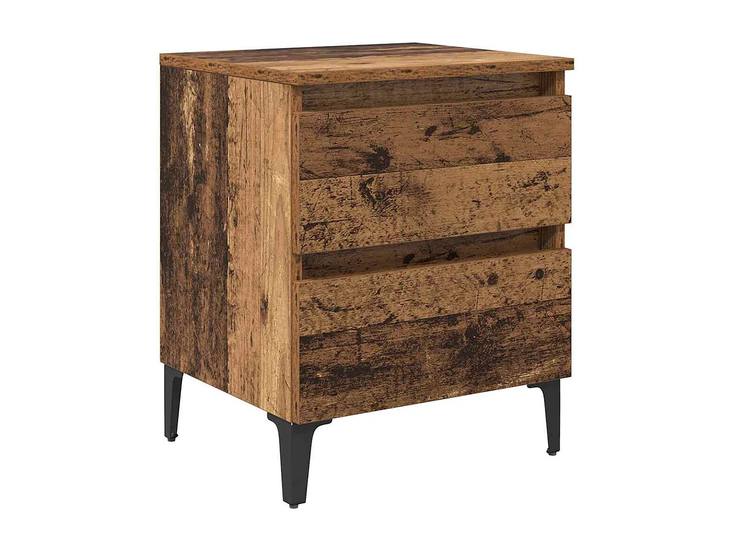 Cabinet de lit Bois ancien 40x35x50 cm Bois reconstitué