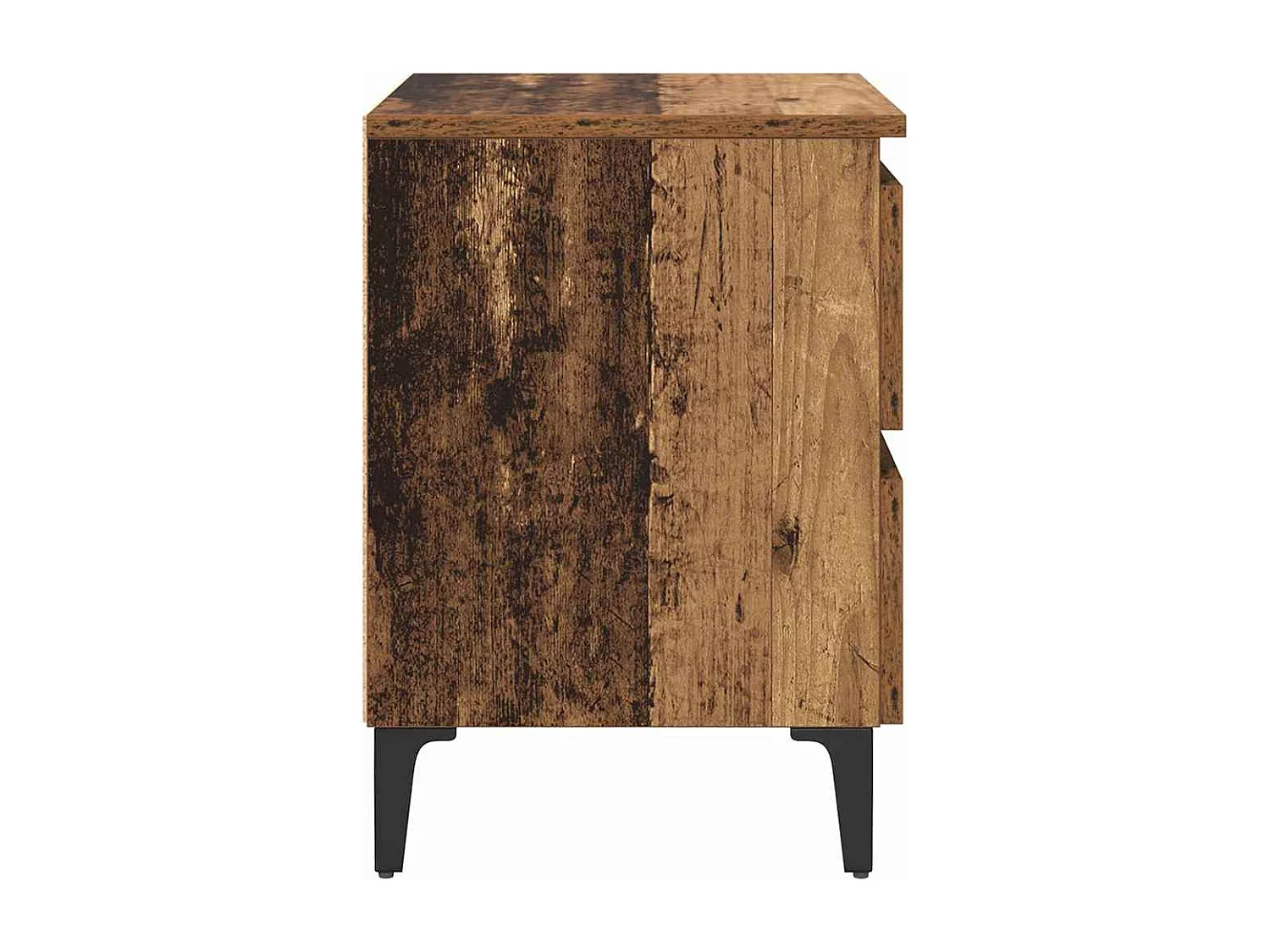 Cabinet de lit Bois ancien 40x35x50 cm Bois reconstitué