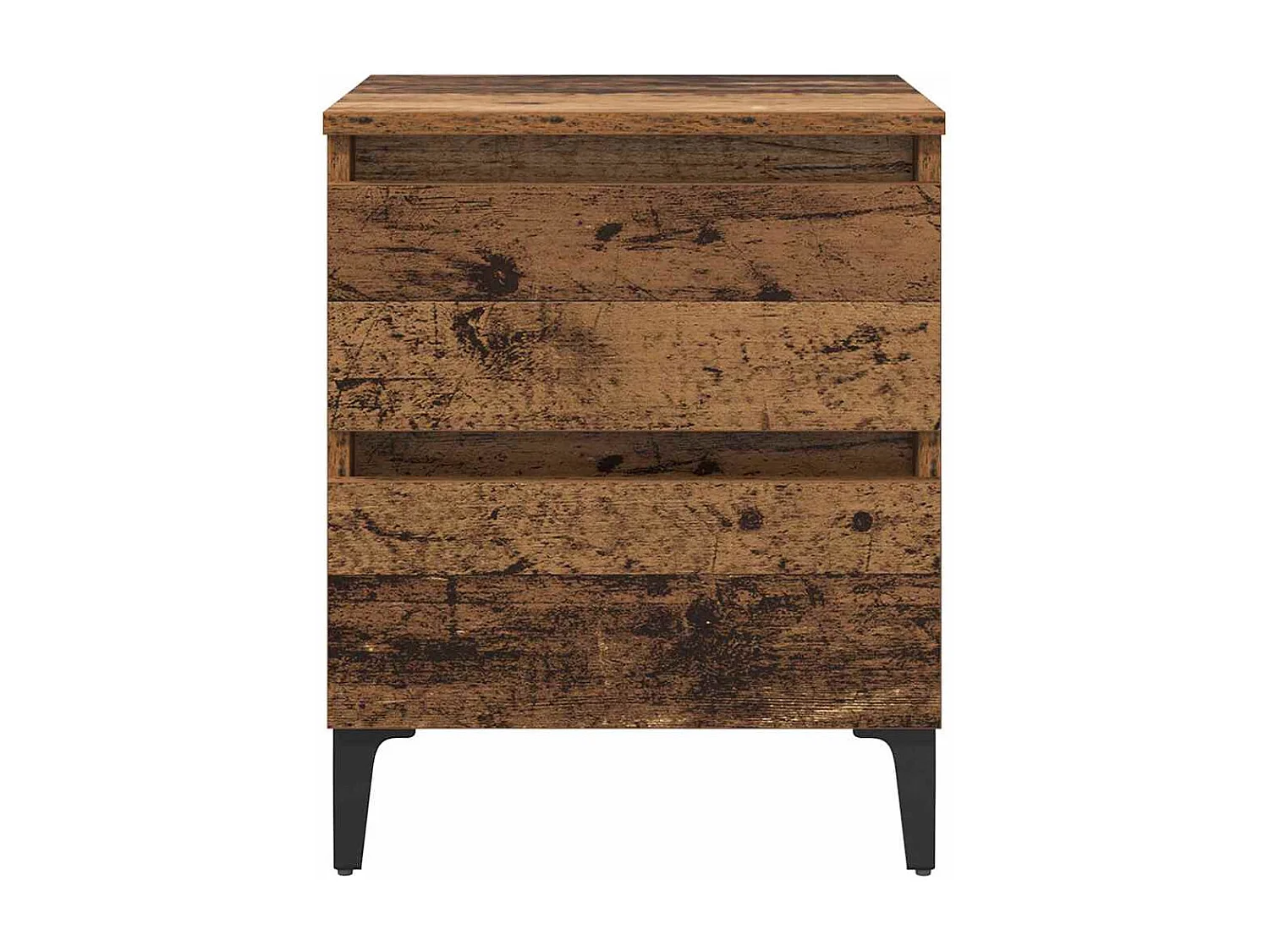 Bedkast Oud hout 40x35x50 cm Gereconstrueerd hout