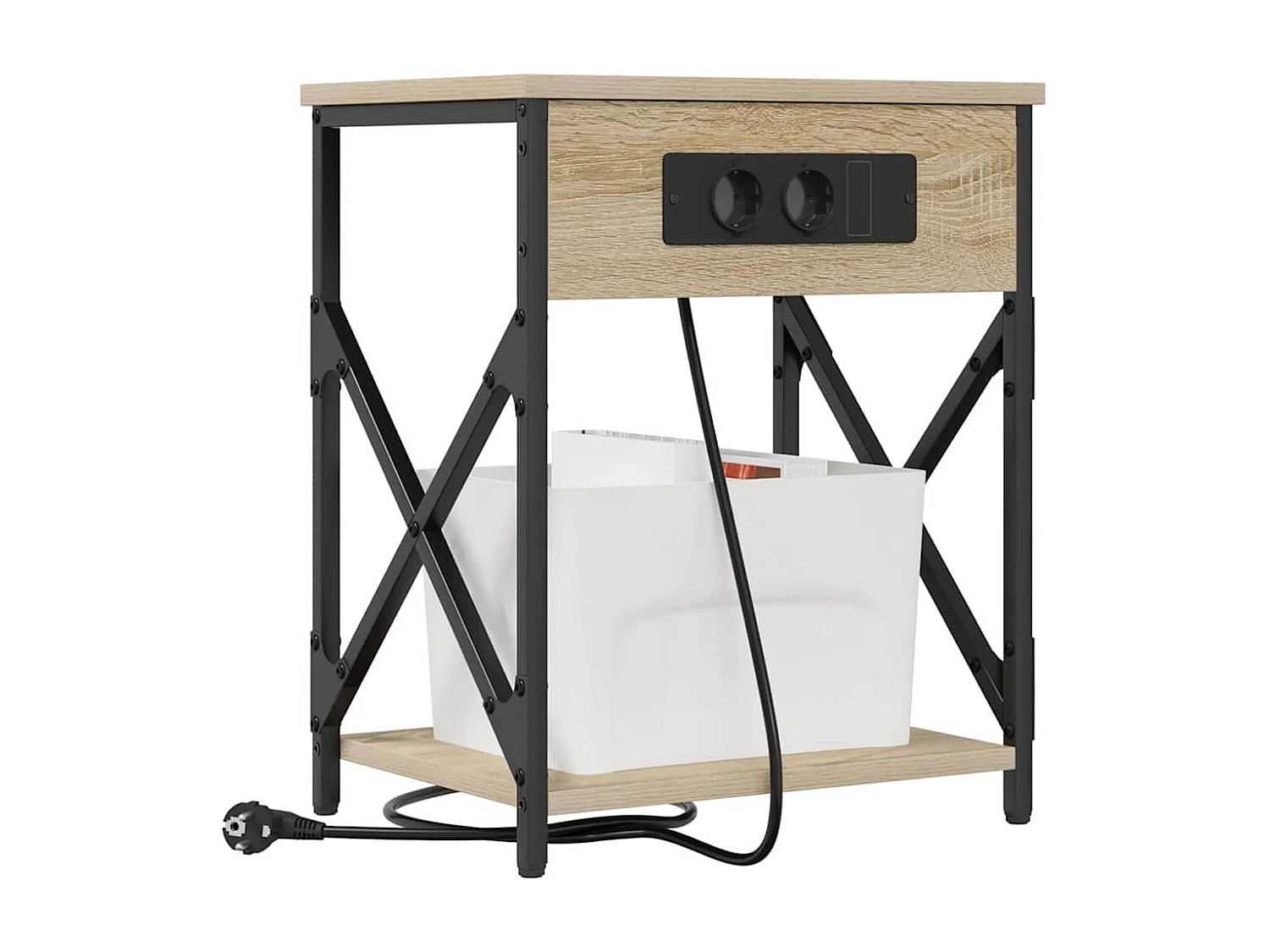 Cabinet de chevet 2 pcs Chêne sonoma 41 x 31 x 51 cm