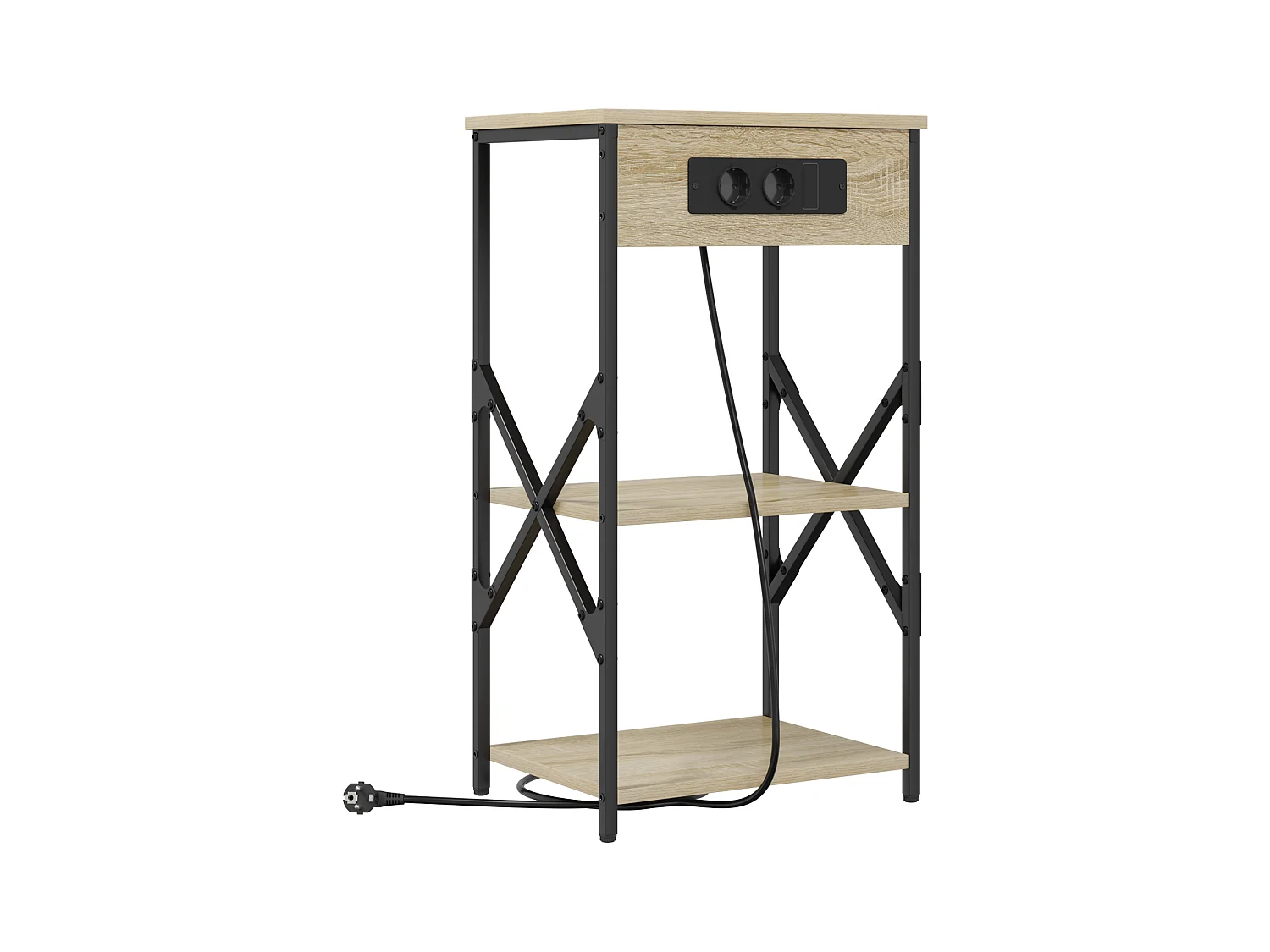 Armoires de chevet 2 pcs Chêne sonoma 41 x 31 x 76 cm