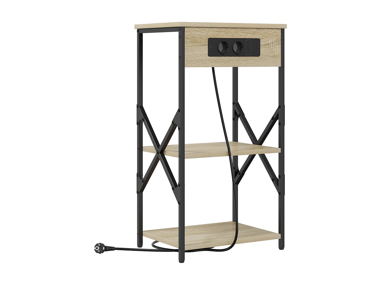 Armoires de chevet 2 pcs Chêne sonoma 41 x 31 x 76 cm