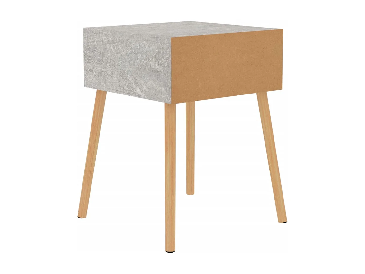 Comodini 2 pz Grigio cemento 40x40x56 cm Legno ingegnerizzato