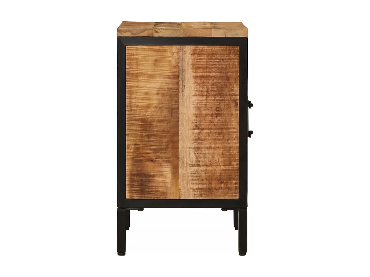 Table de chevet 40x30x52,5 cm bois de manguier massif brut