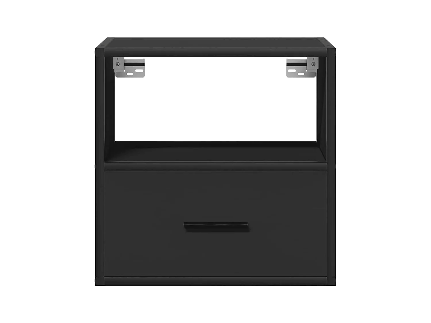 Tables de chevet murales 2 pcs noir 40x31x39,5 cm