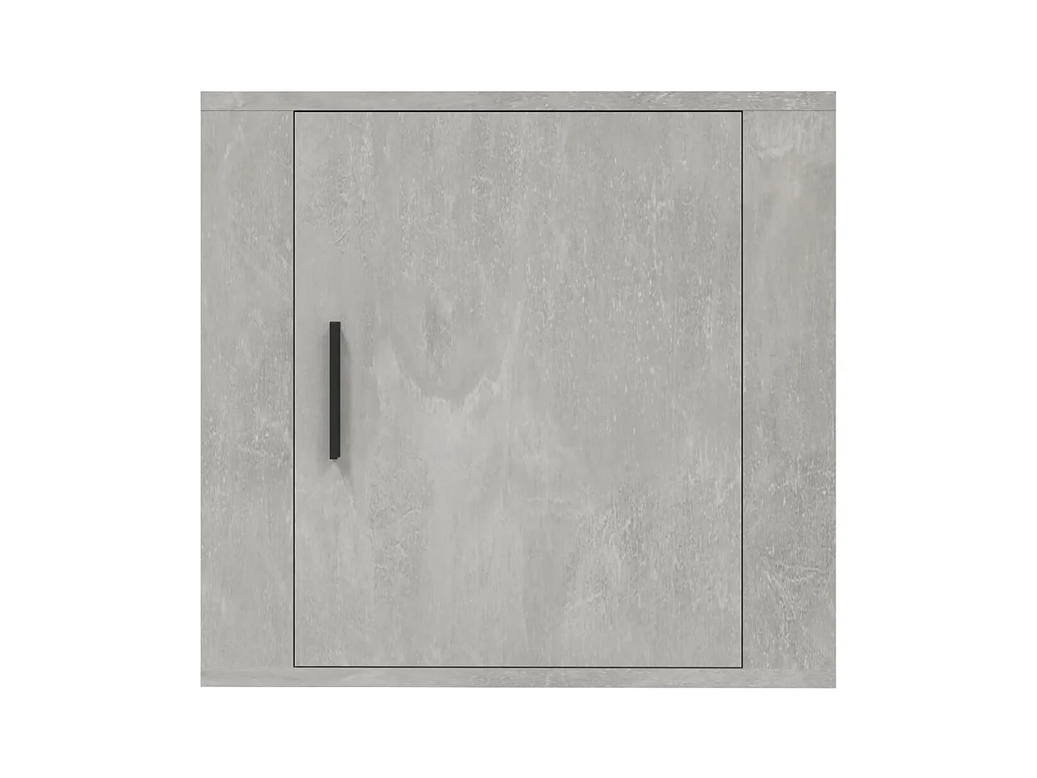 Table de chevet murale Gris béton 50x30x47 cm