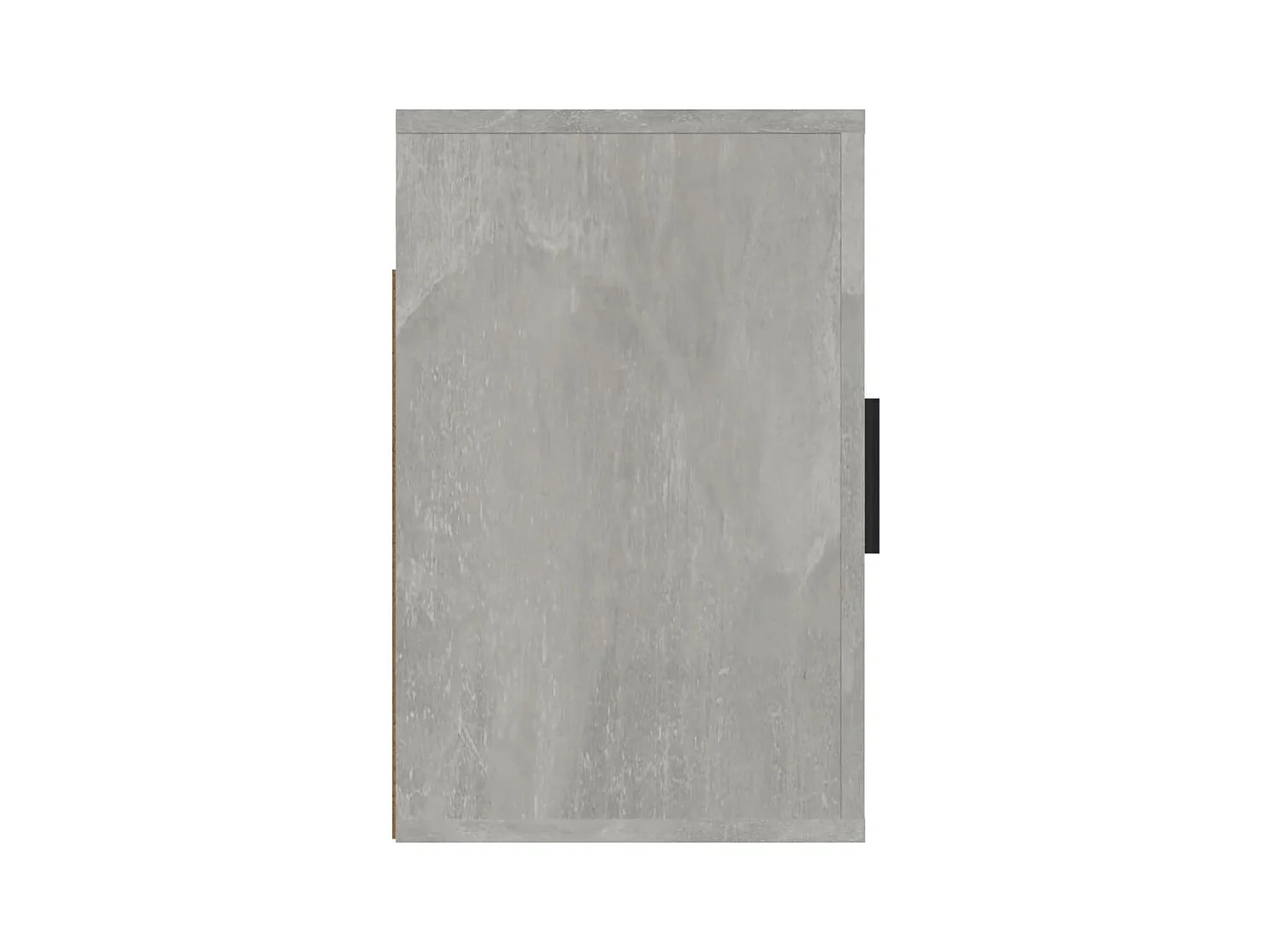 Table de chevet murale Gris béton 50x30x47 cm