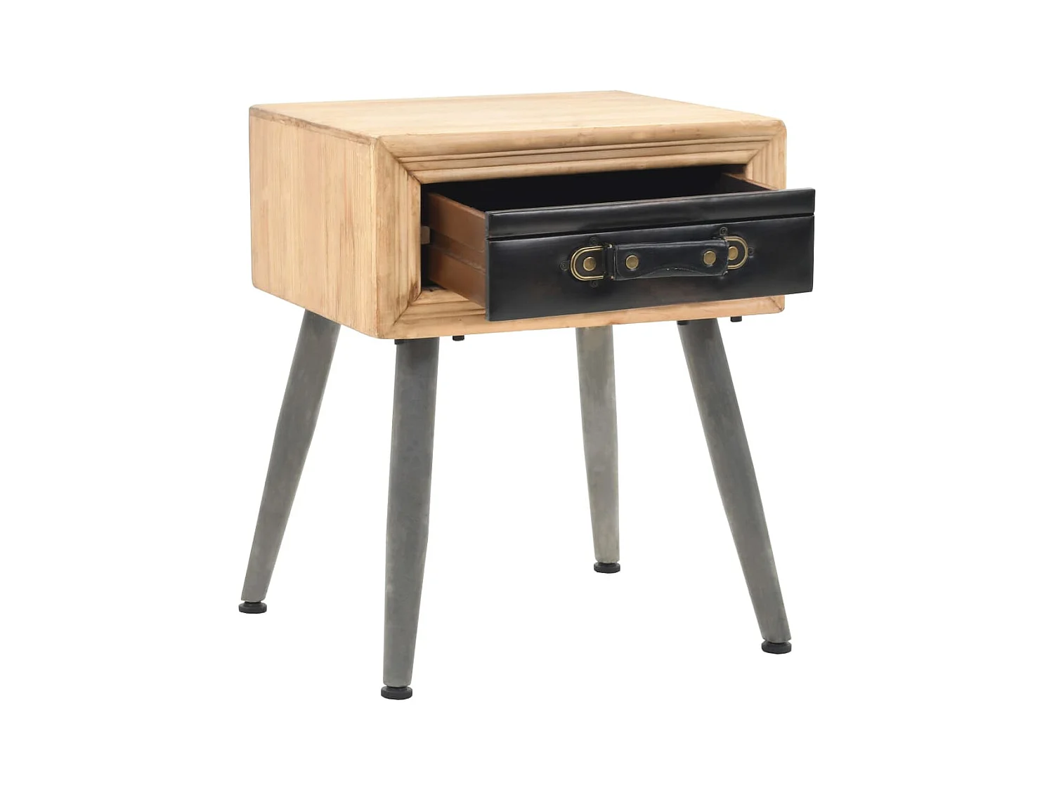 Table de chevet Bois de sapin massif 43 x 38 x 50 cm