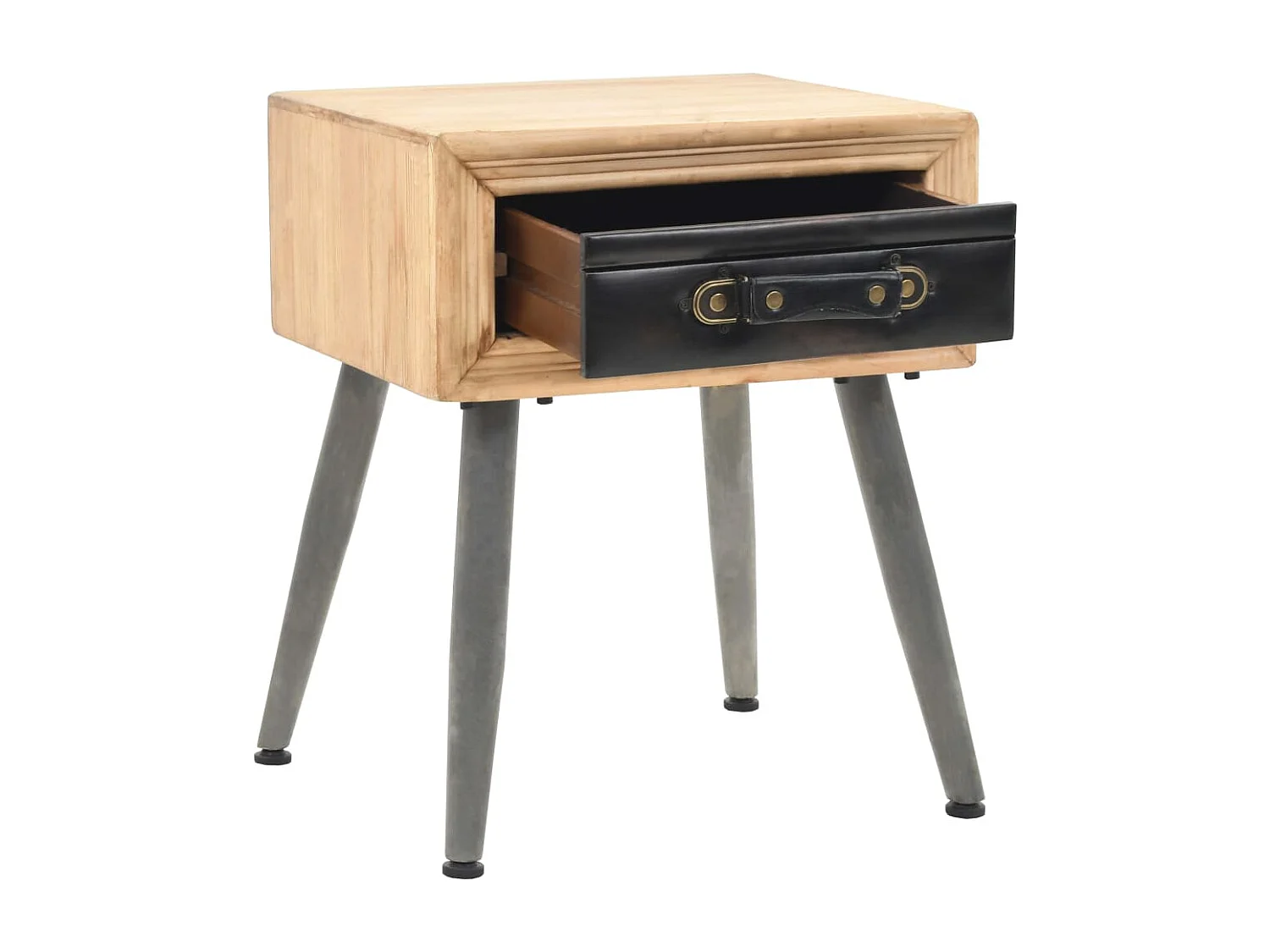 Table de chevet Bois de sapin massif 43 x 38 x 50 cm