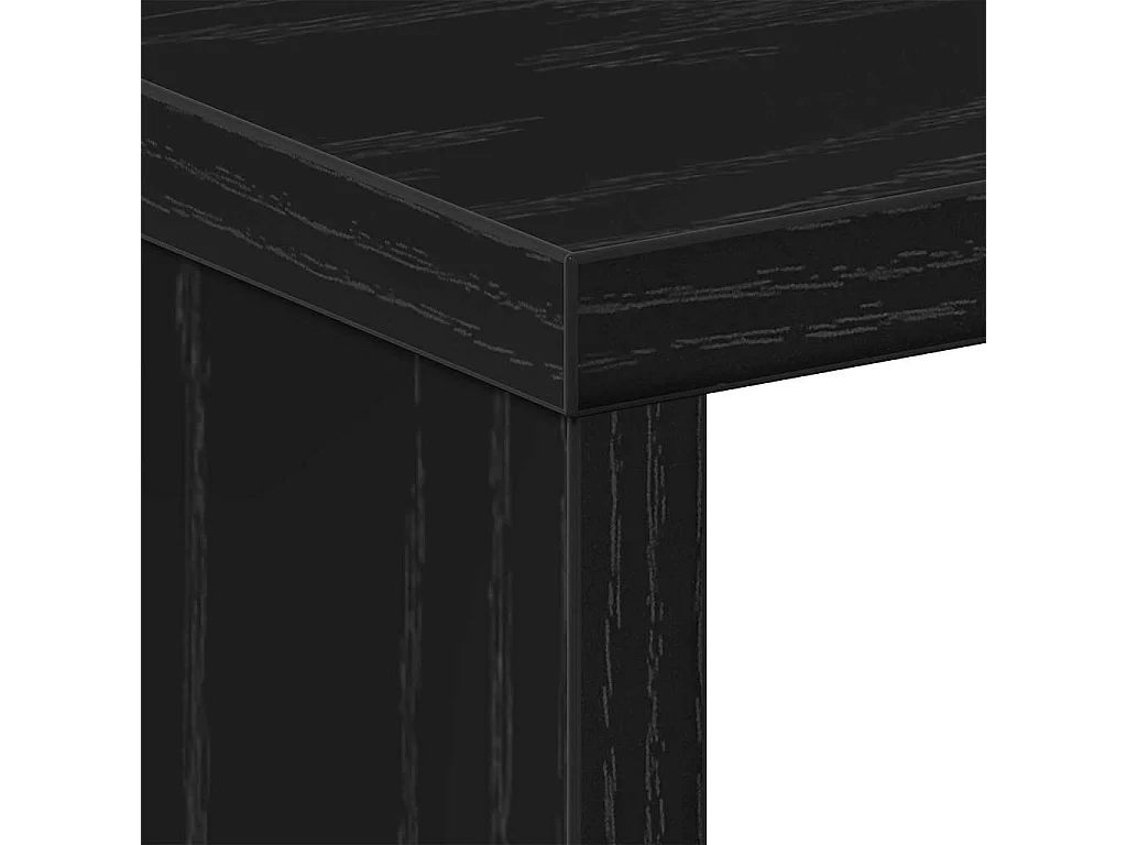 Table de chevet 2 pcs Chêne noir 50x30x51,5 cm Bois aggloméré
