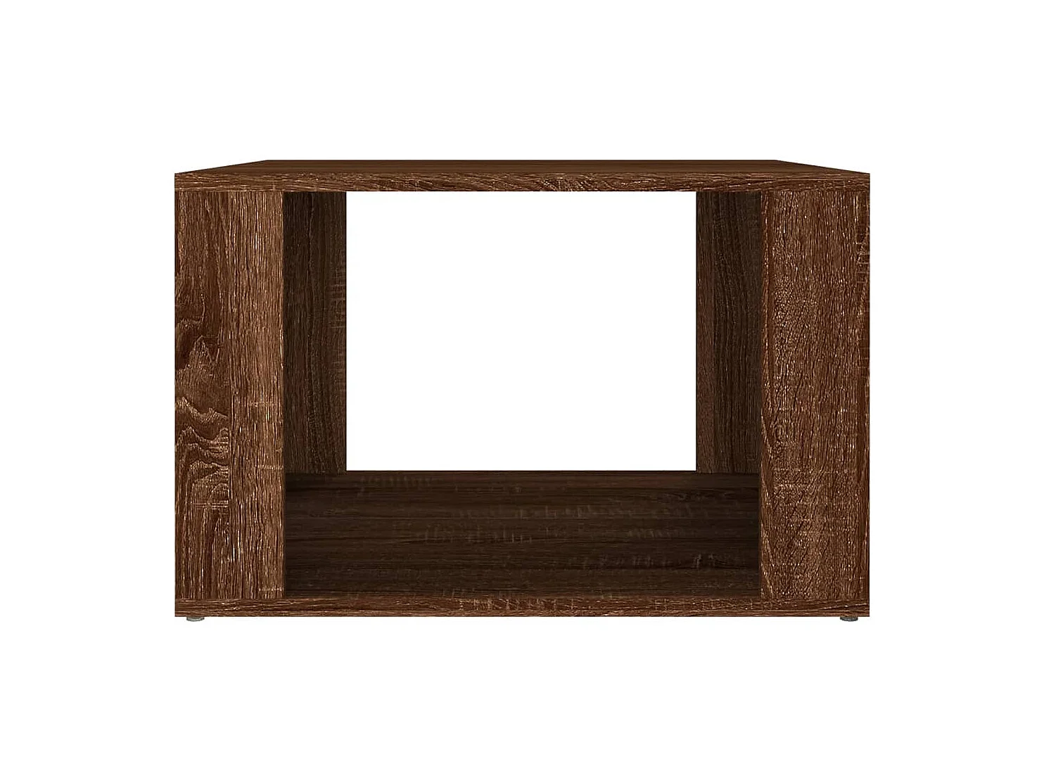 Comodino Rovere marrone 57x55x36 cm Legno ingegnerizzato