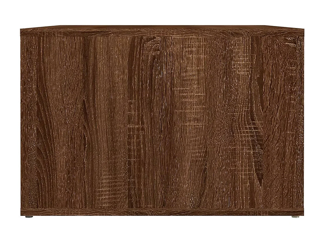 Comodino Rovere marrone 57x55x36 cm Legno ingegnerizzato