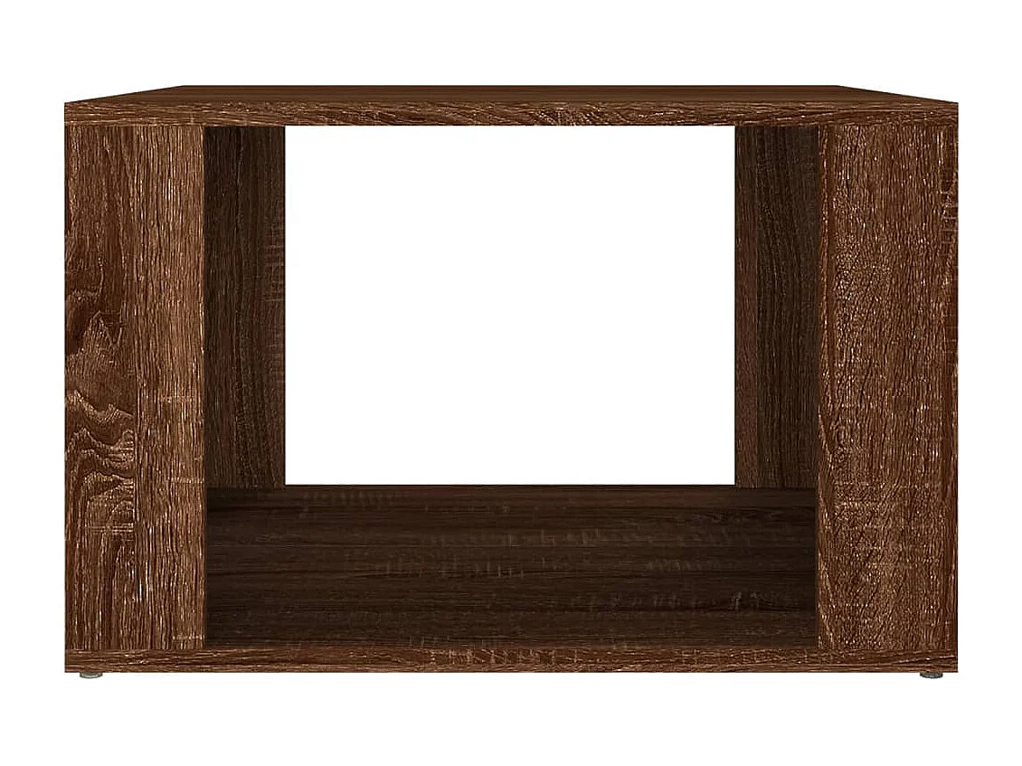Table de chevet Chêne marron 57x55x36 cm Bois d'ingénierie