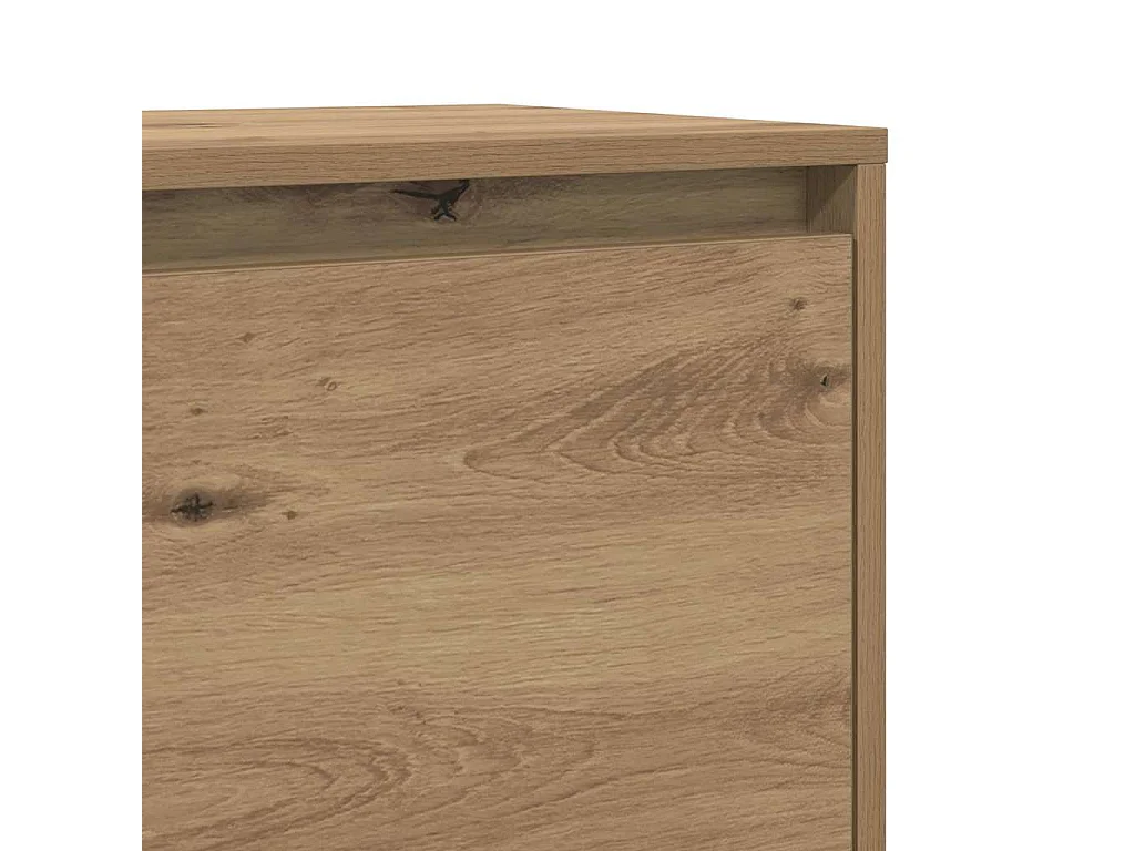 Cabinet de chevet chêne artisanal 45 x 34 x 44.5 cm