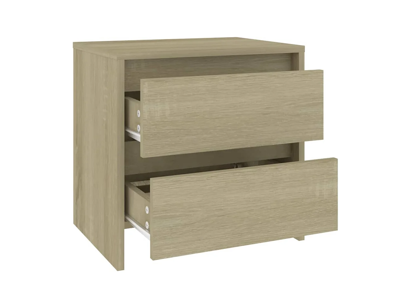 Nachttisch aus Sonoma-Eiche, 45 x 34,5 x 44,5 cm, Holzwerkstoff