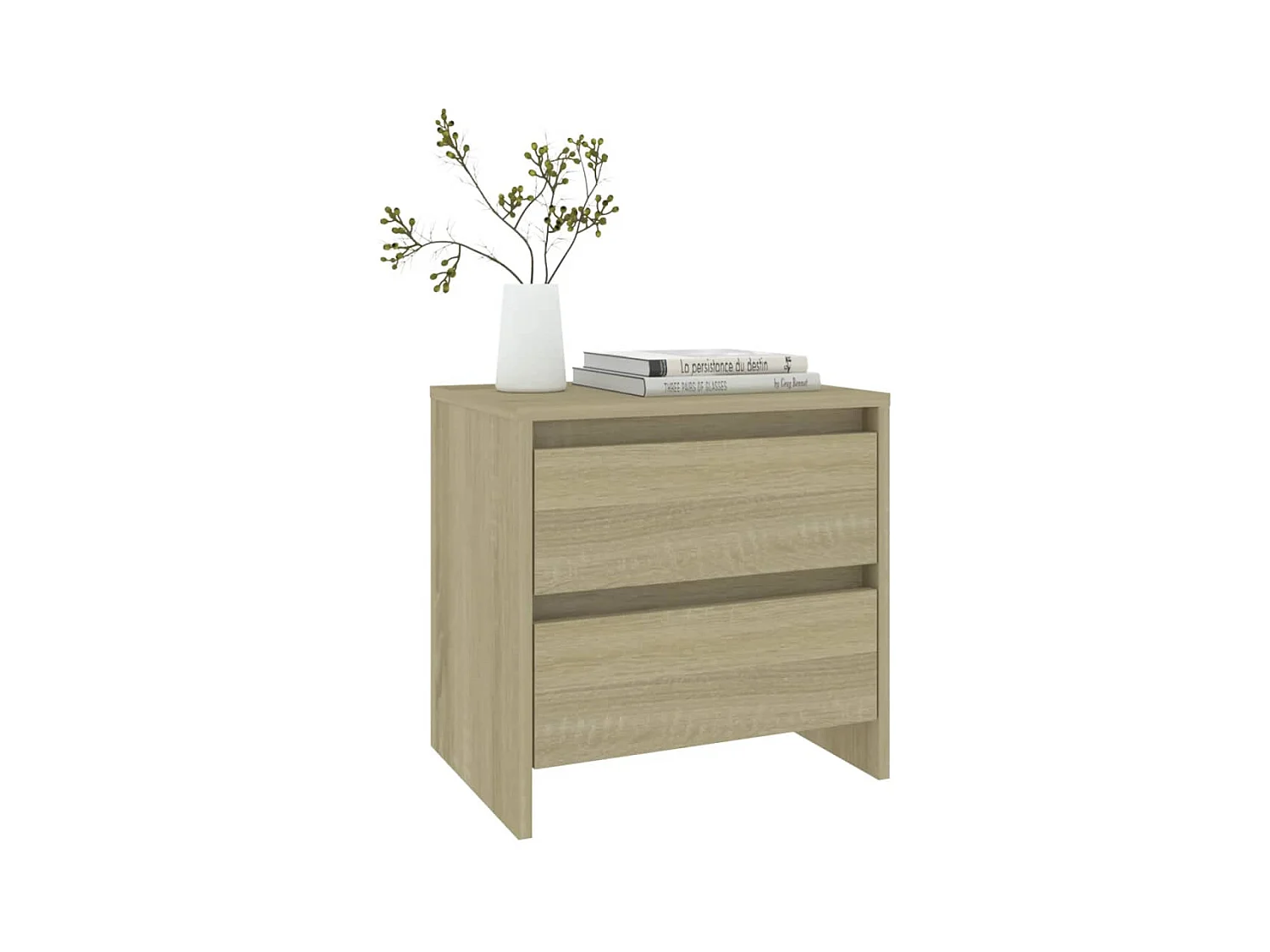 Nachttisch aus Sonoma-Eiche, 45 x 34,5 x 44,5 cm, Holzwerkstoff