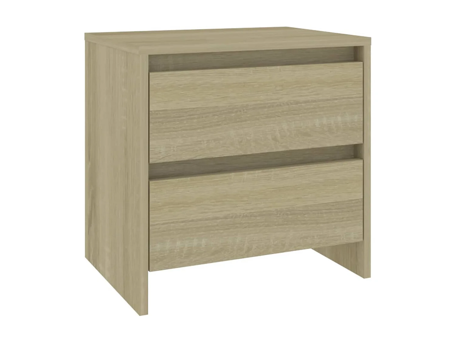 Comodino in rovere Sonoma 45x34,5x44,5 cm in legno ingegnerizzato