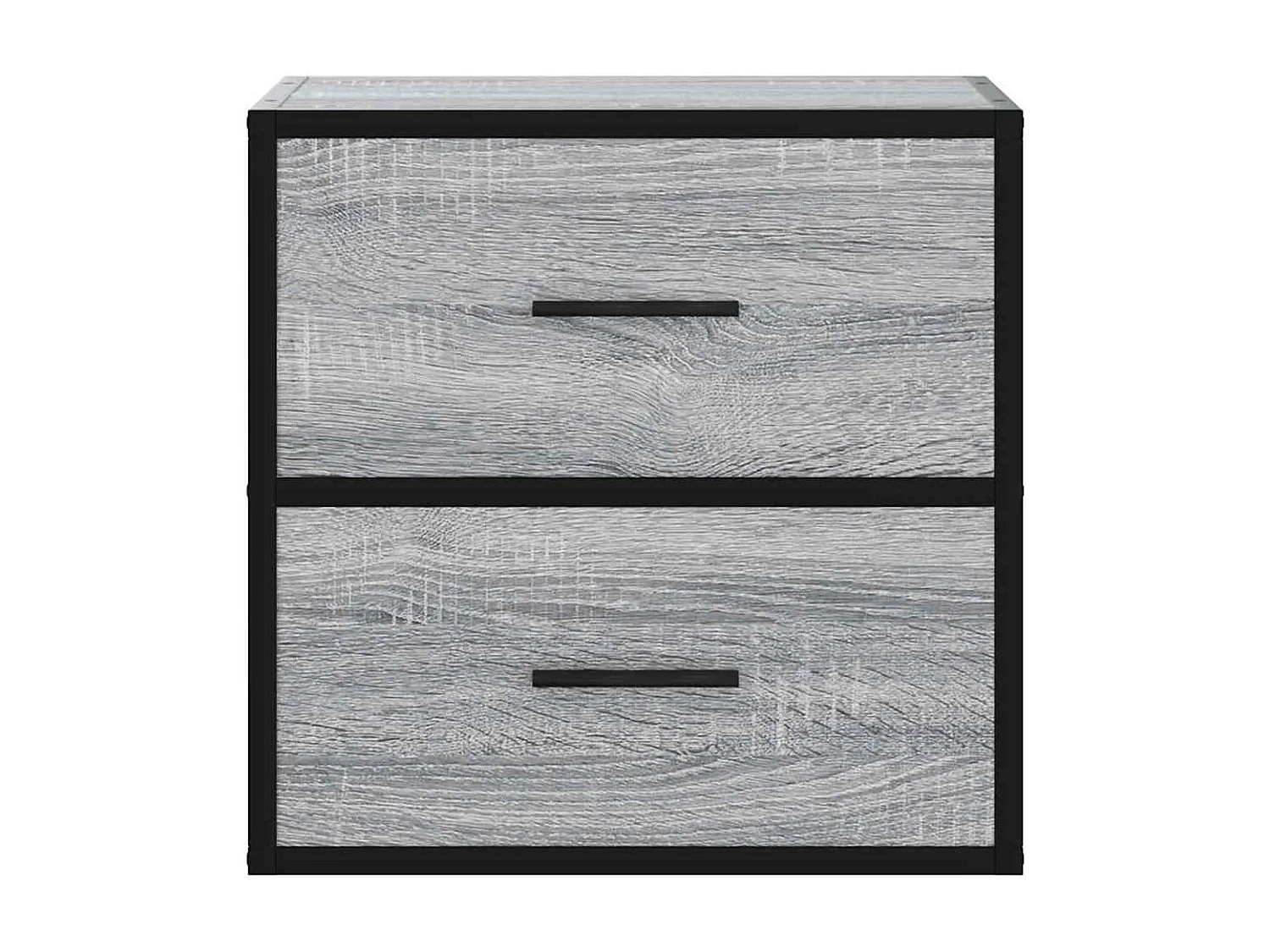 Mesita de noche de pared Sonoma gris 40x31x39,5 cm