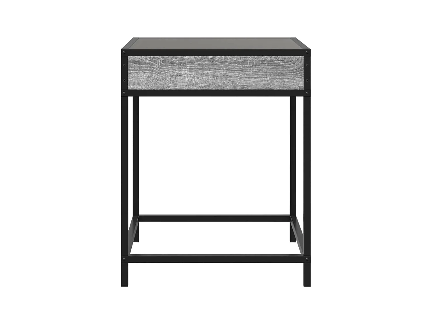 Nachtkastje met LED infinity sonoma grijs 40x40x51 cm