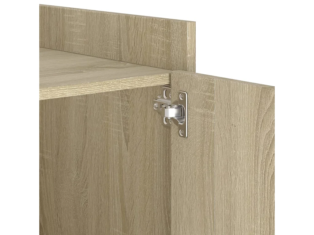 Table de chevet chêne sonoma 45x50x50 cm bois d’ingénierie