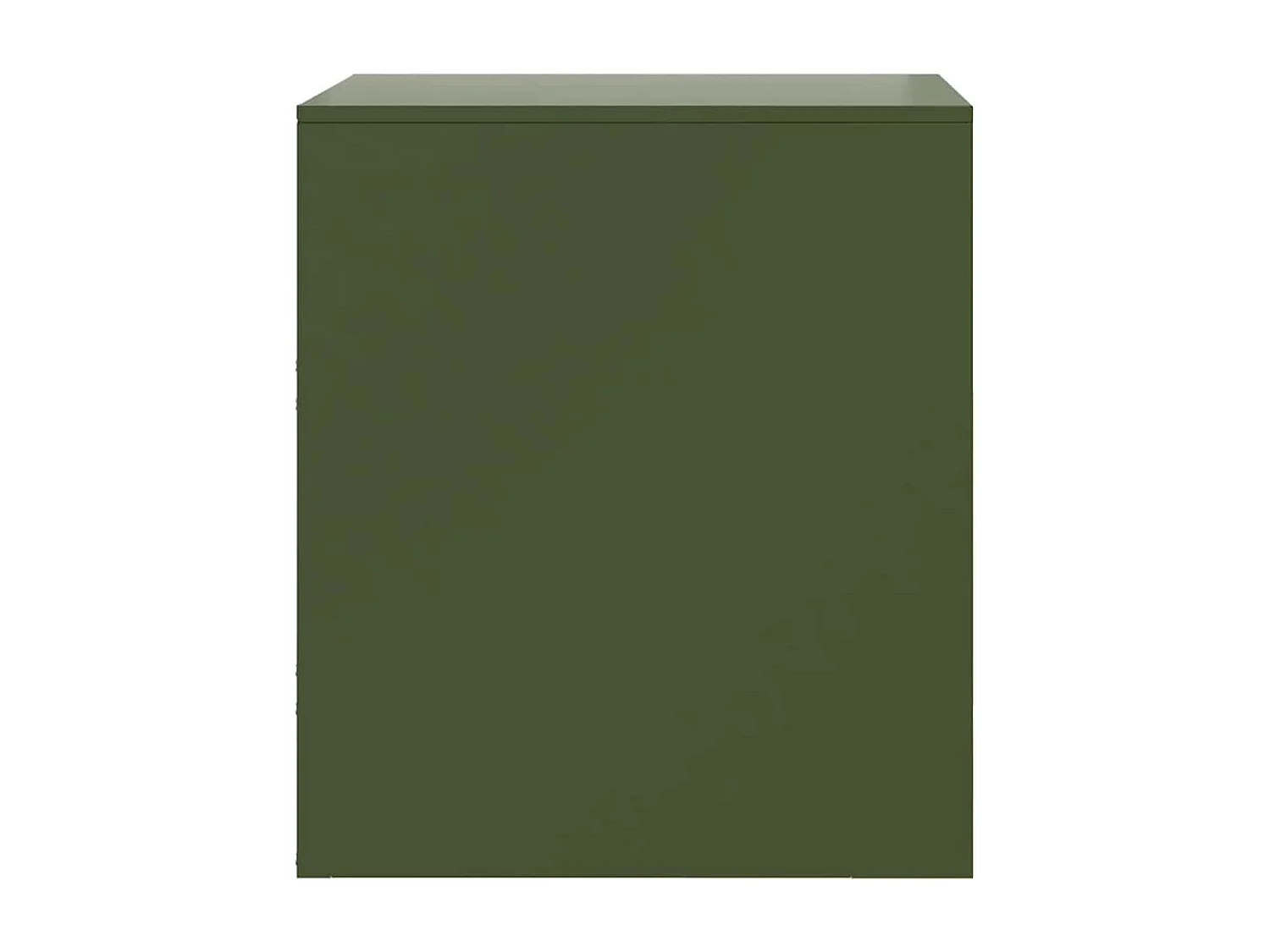 Tables de chevet 2 pcs vert 34,5x39x44 cm acier