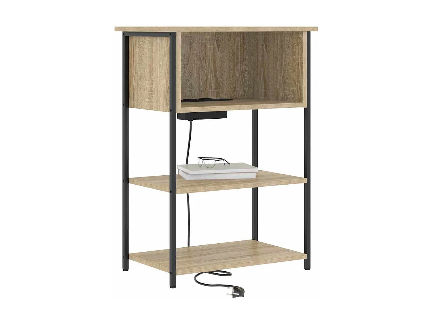 Cabinet de chevet Chêne sonoma 55 x 31 x 76 cm