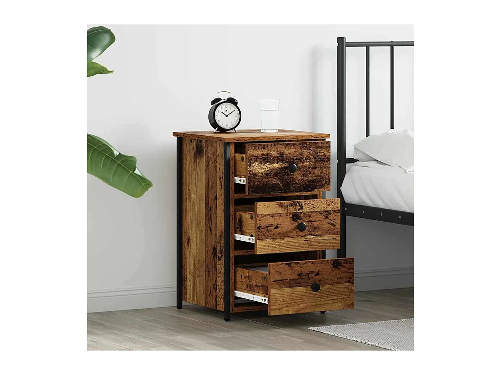 Tables de chevet en vieux bois Vieux bois