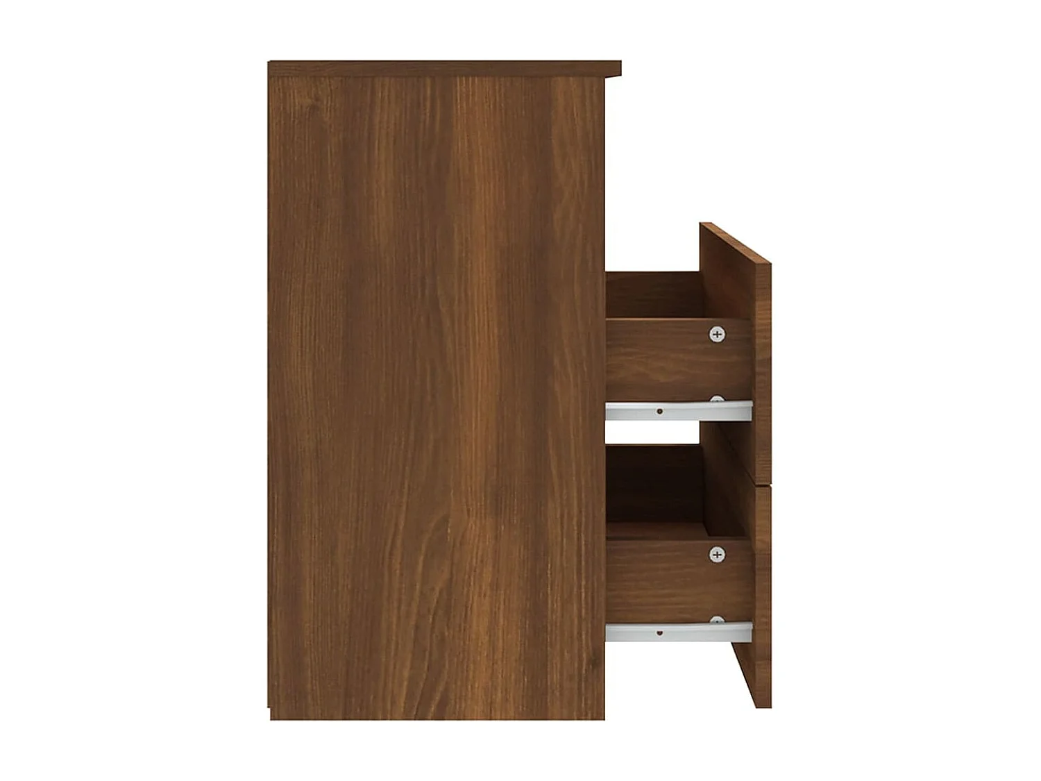 Tables de chevet 2 pcs Chêne marron 50x32x60 cm