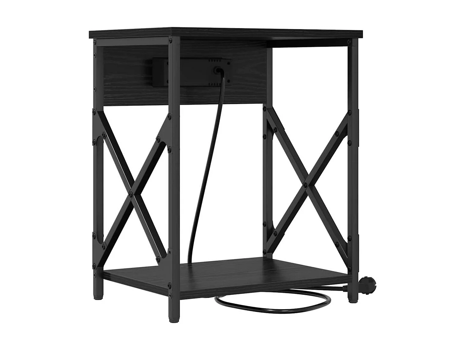 Cabinet de chevet Chêne noir 41 x 31 x 51 cm Bois d'ingénierie