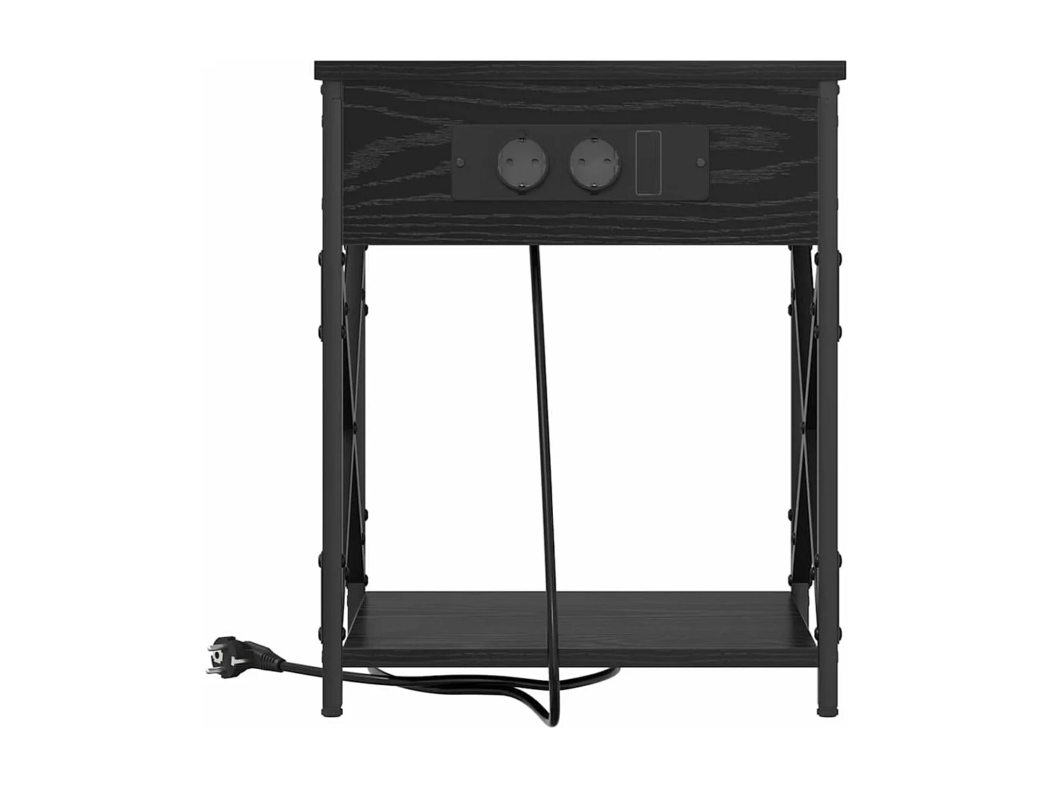 Cabinet de chevet Chêne noir 41 x 31 x 51 cm Bois d'ingénierie