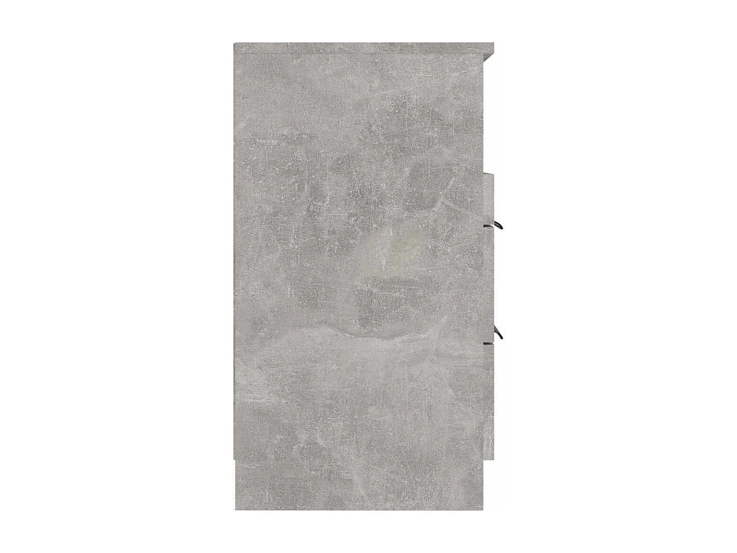 Comodini 2 pezzi grigio cemento in legno ingegnerizzato