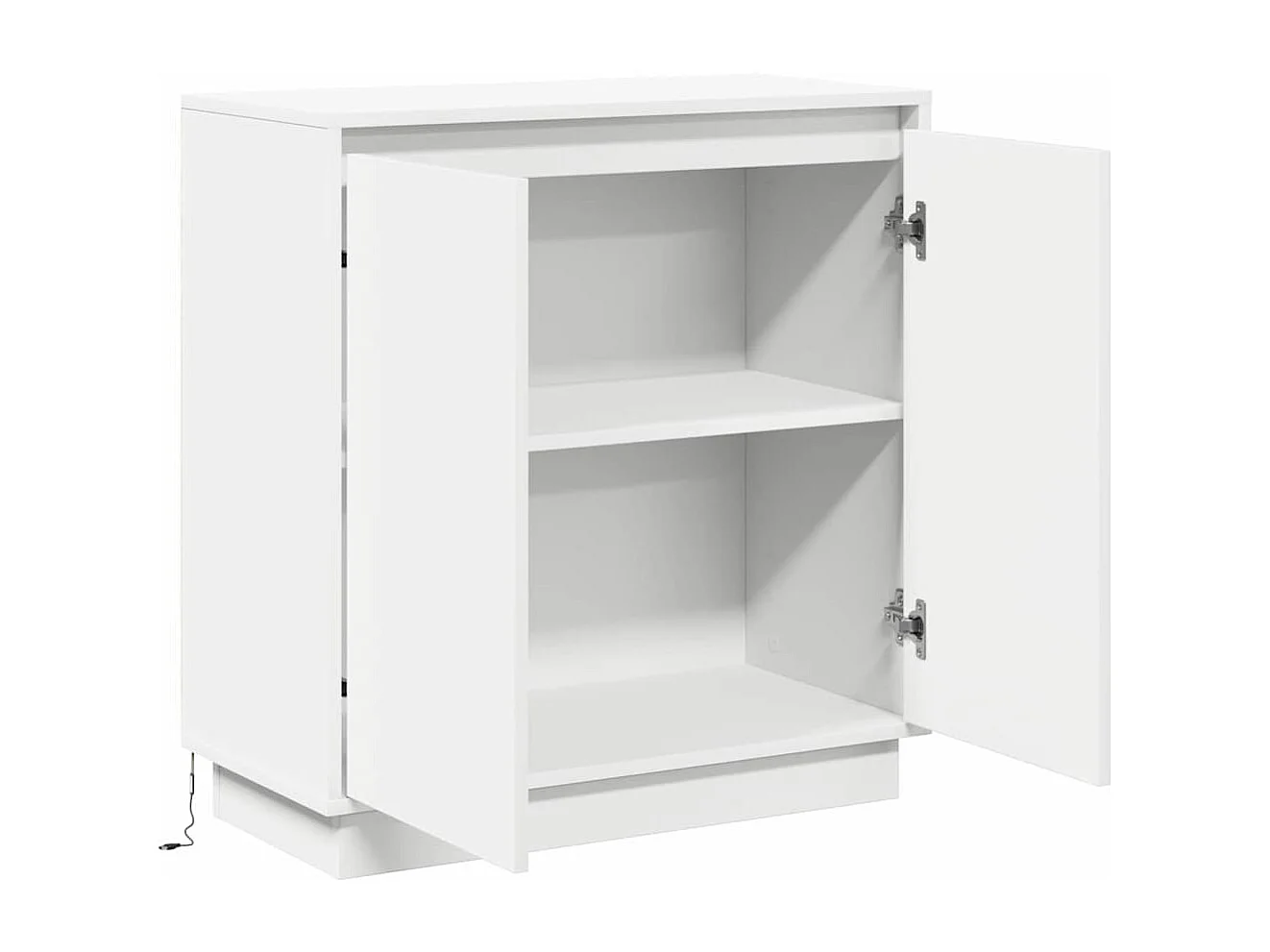 Credenza LED bianca - 71x34,5x75 cm, legno ingegnerizzato