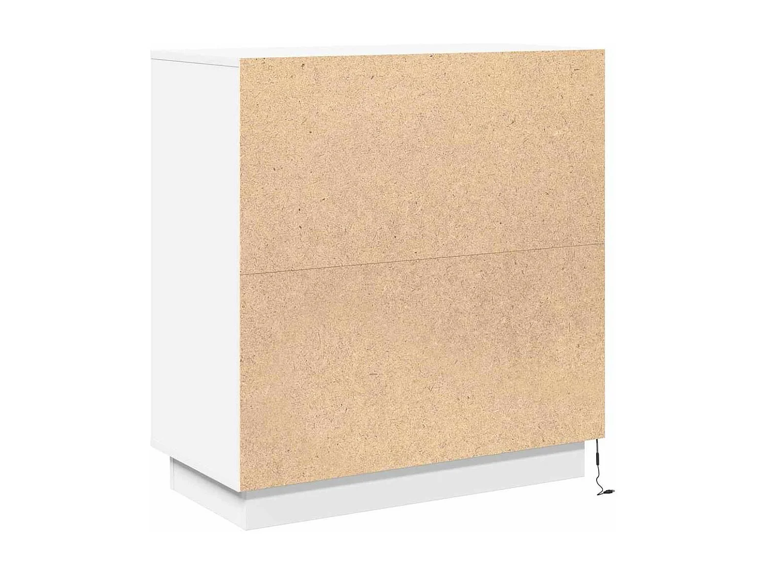 Credenza LED bianca - 71x34,5x75 cm, legno ingegnerizzato