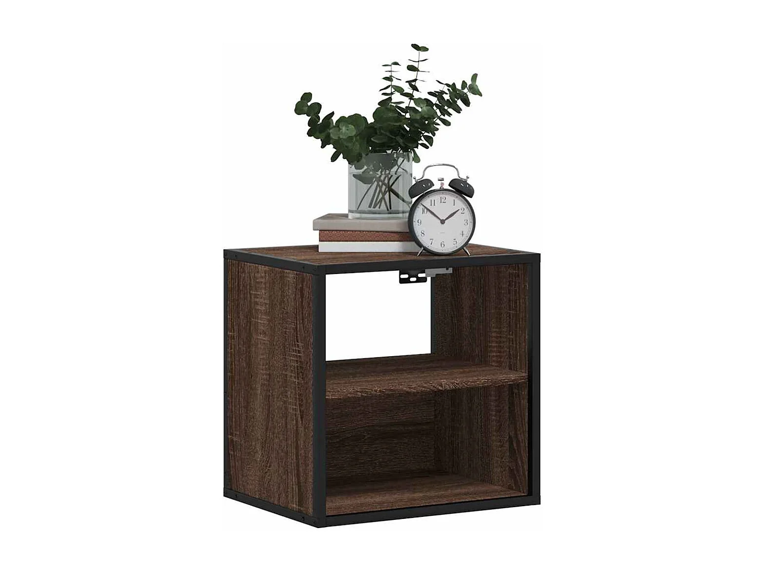 Wandnachtkastjes 2 stuks eikenbruin 40x31x39,5 cm