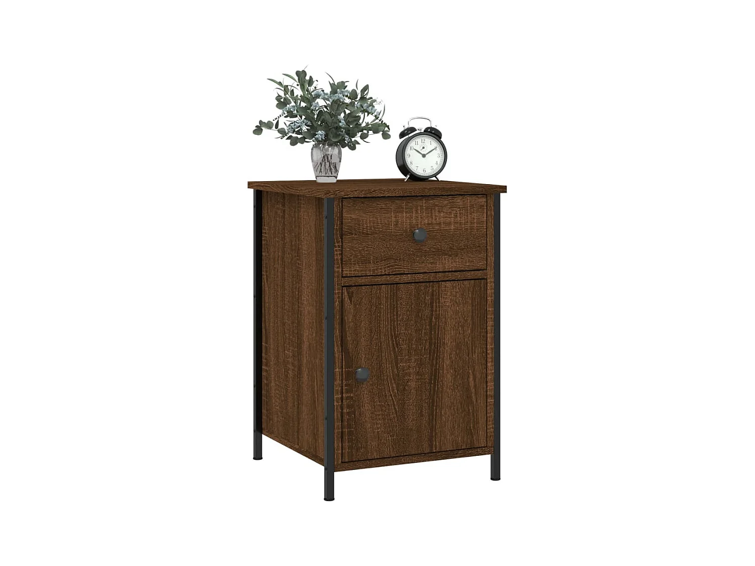 Tables de chevet 2pcs Chêne marron 40x42x60cm Bois d'ingénierie