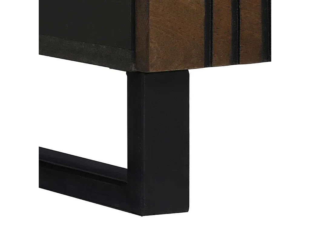 Cabinet de chevet - 50x33x60 cm, fait en bois de manguier massif