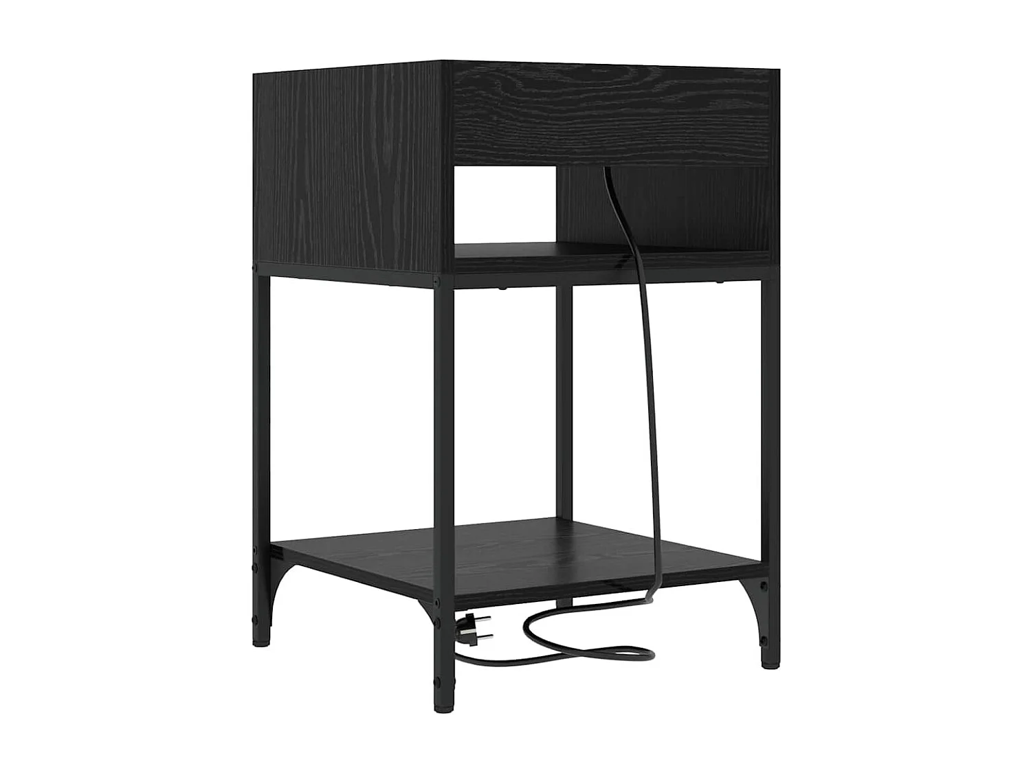 Cabinet de chevet Chêne noir 40 x 40 x 61 cm Bois d'ingénierie