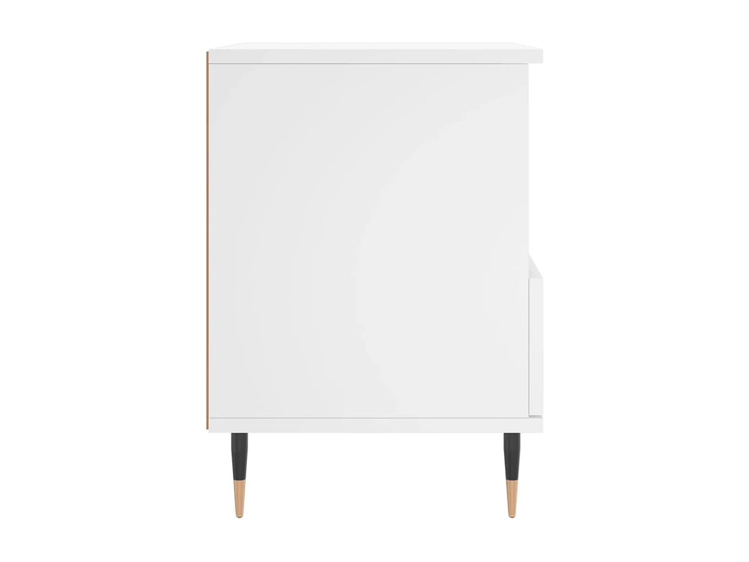 Table de chevet Blanc 40x35x50 cm Bois d’ingénierie