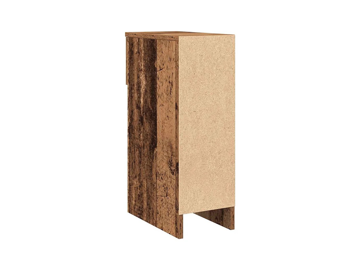 Tables de chevet avec tiroir 2 pcs vieux bois 20x36x60 cm