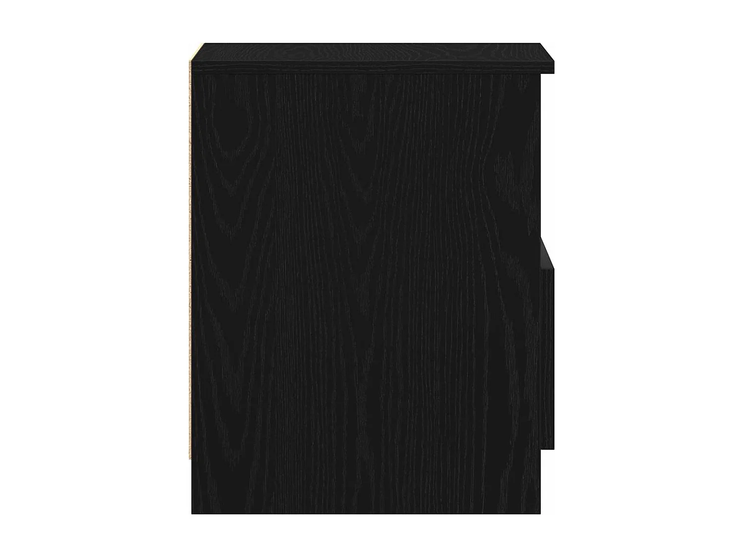 Armoires de chevet 2 pcs Chêne noir 40x40x50 cm en bois d'ingénierie