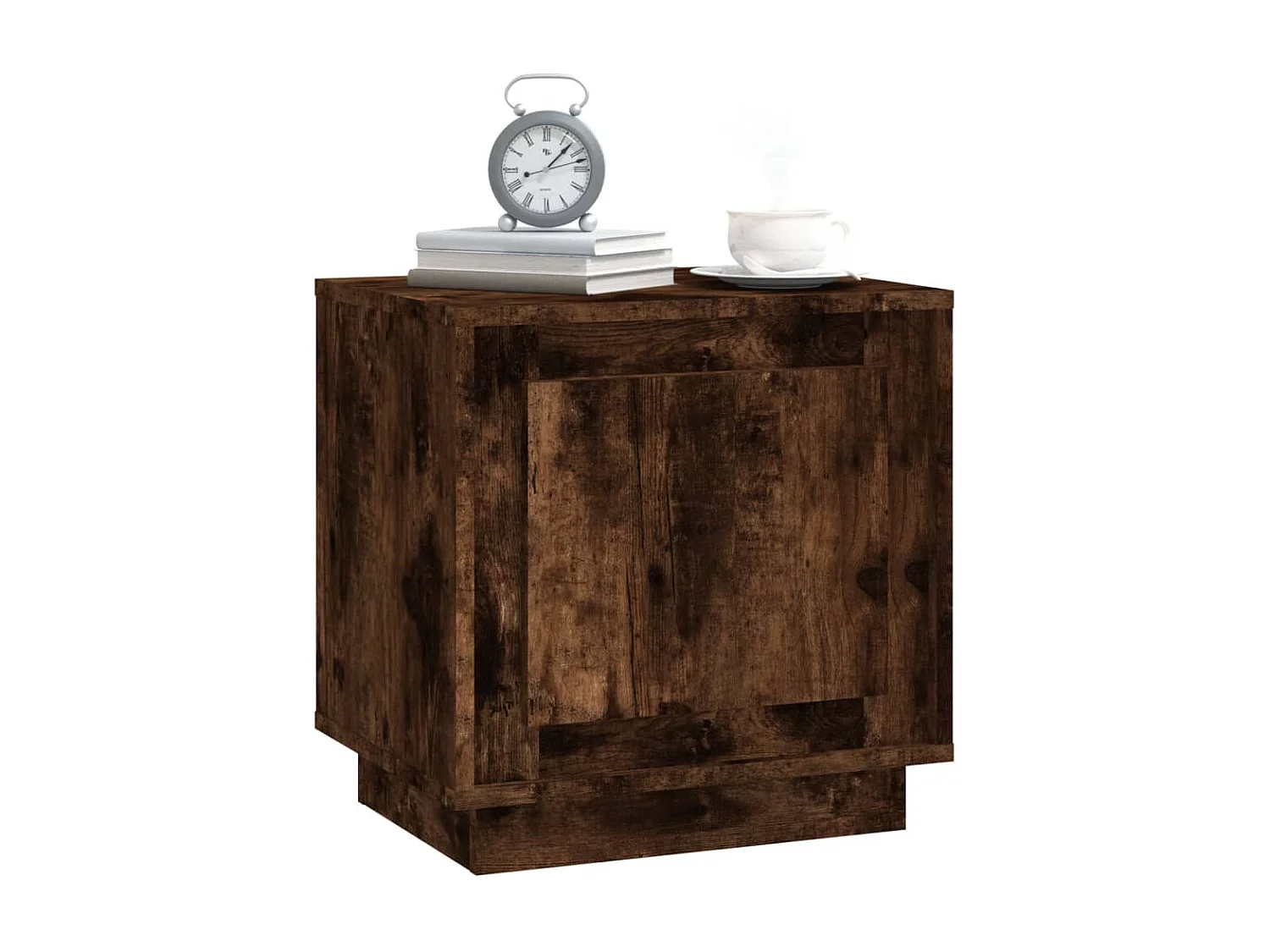 Tables de chevet 2 pcs chêne fumé 44x35x45 cm bois d'ingénierie