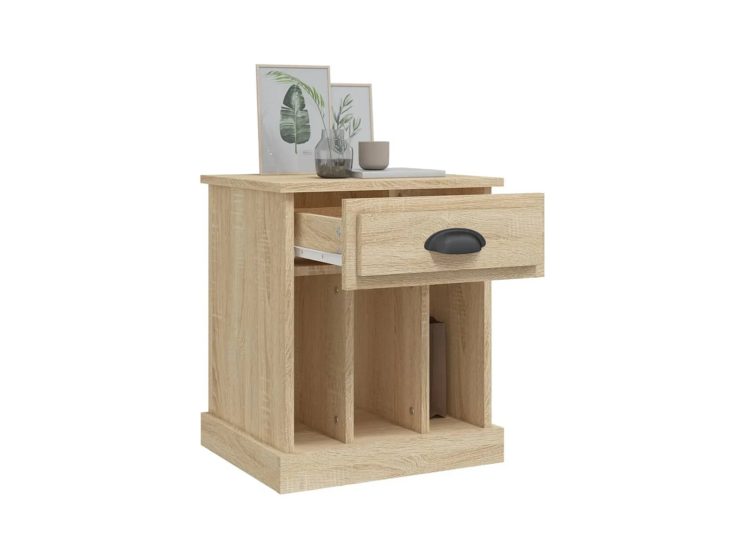 Tables de chevet 2 pcs chêne sonoma 43x36x50 cm