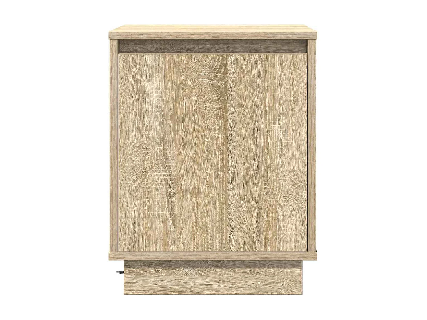 Nachttisch mit LED-Leuchten Sonoma Eiche 39x34,5x50 cm