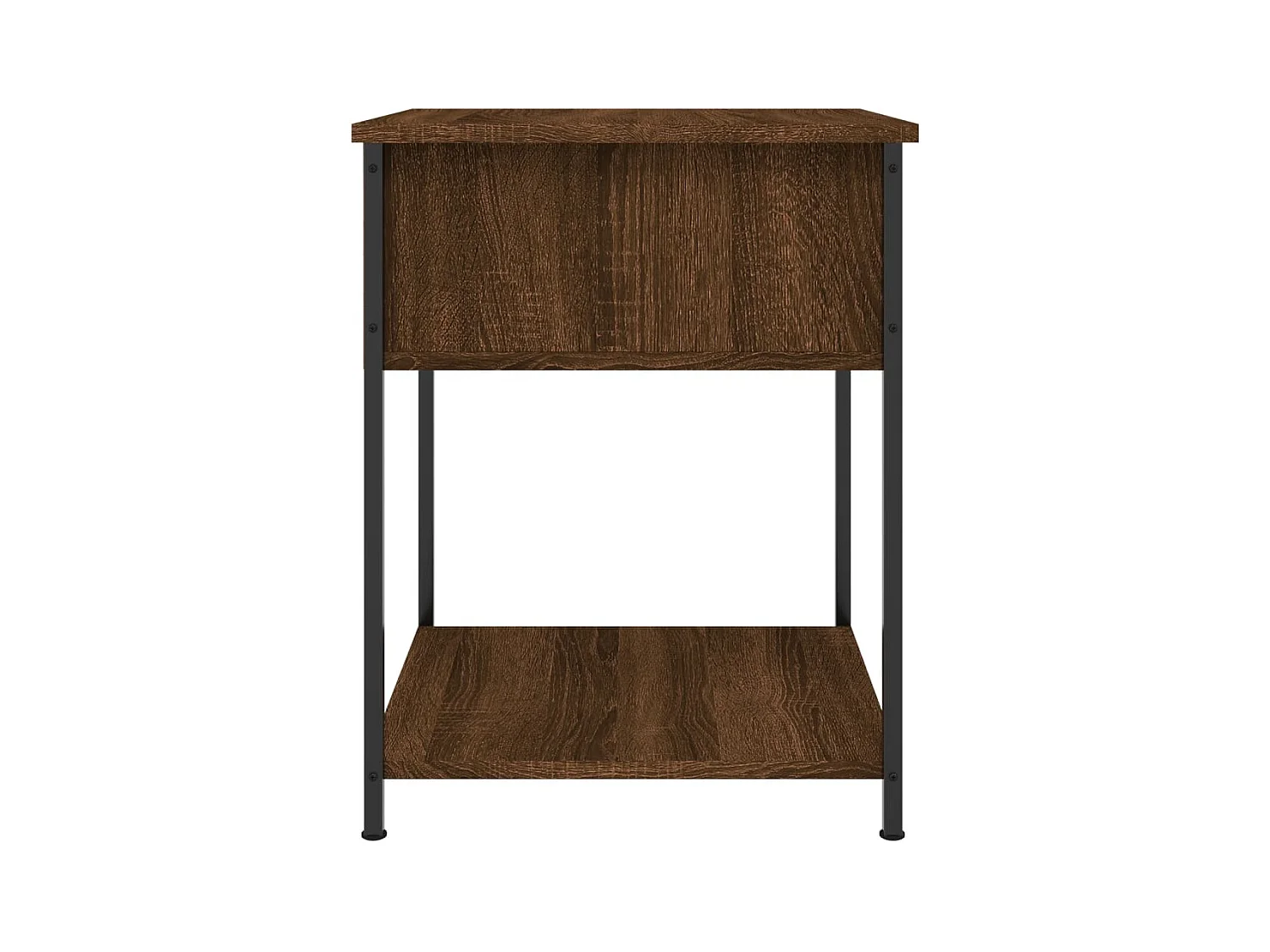 Tables de chevet 2 pcs chêne marron 44x45x58 cm bois ingénierie