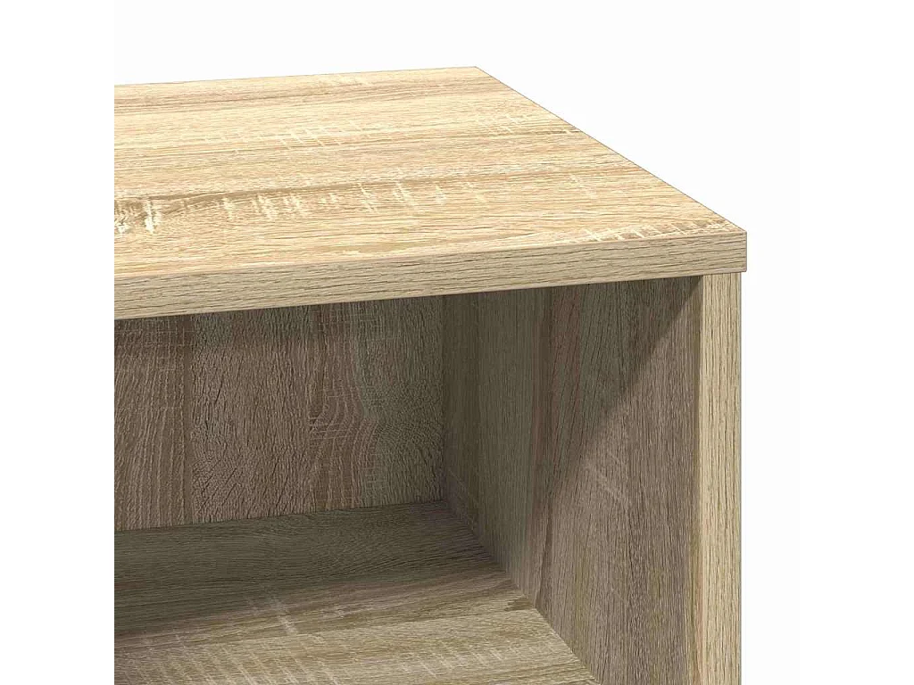 Nachtkastje met LED Sonoma Eiken 50x34,5x50 cm