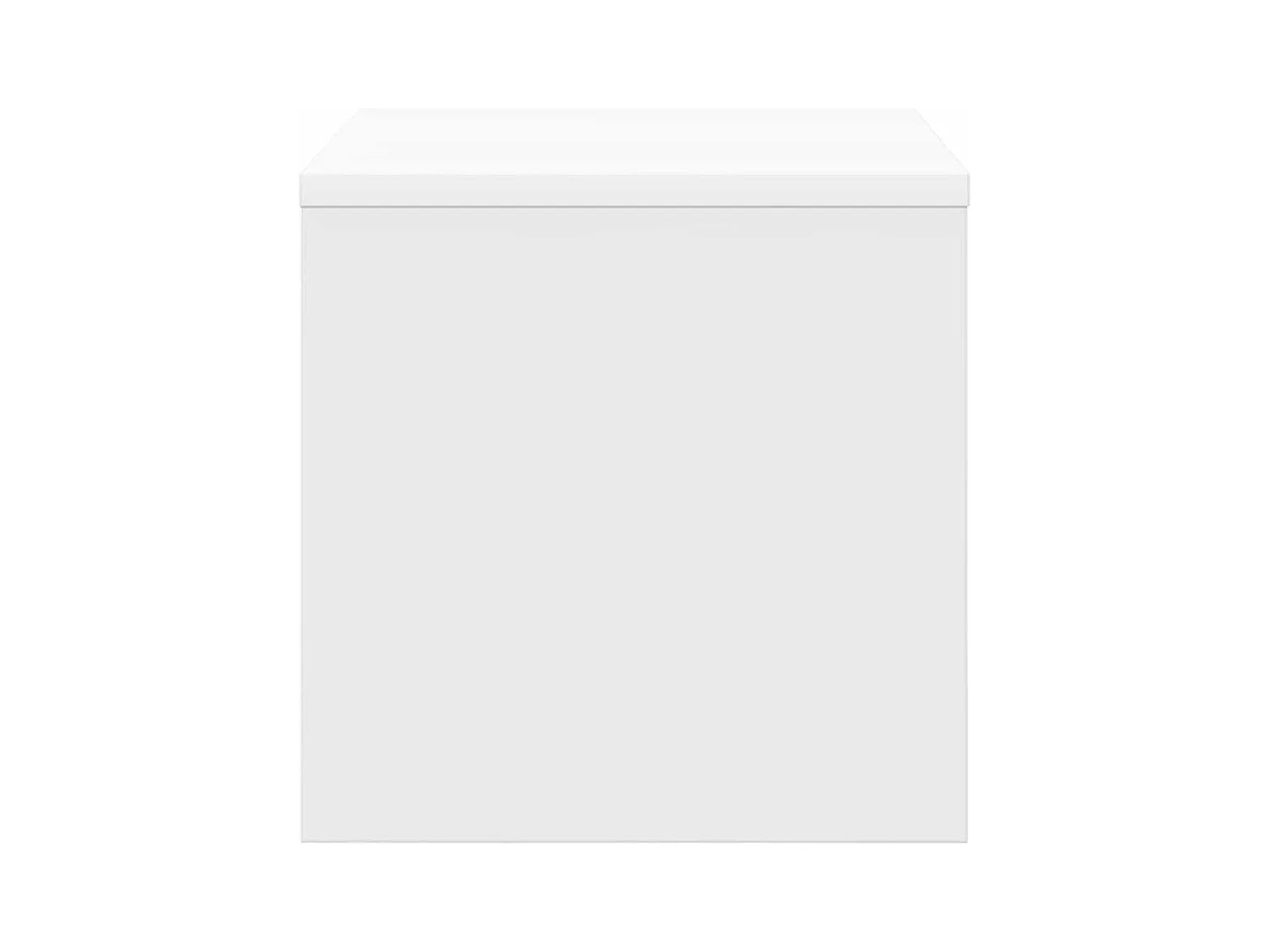 Nachttisch Weiß 40x30x30 cm Holzwerkstoff