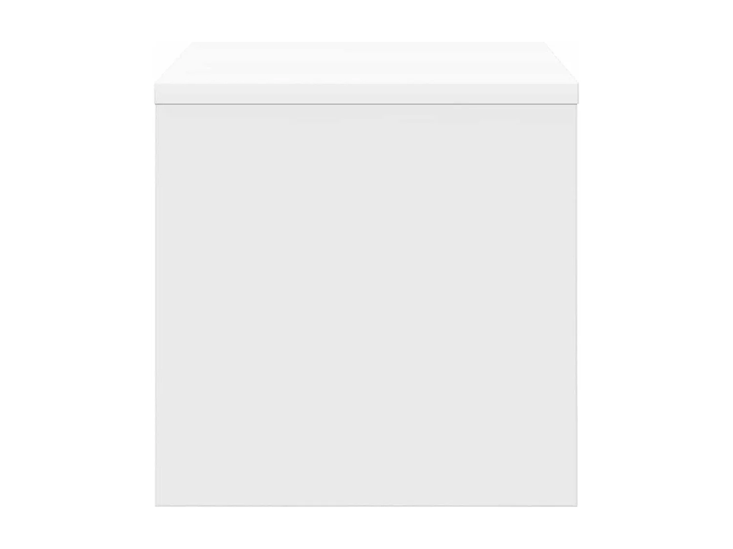 Mesita de noche Blanca 40x30x30 cm Madera de ingeniería