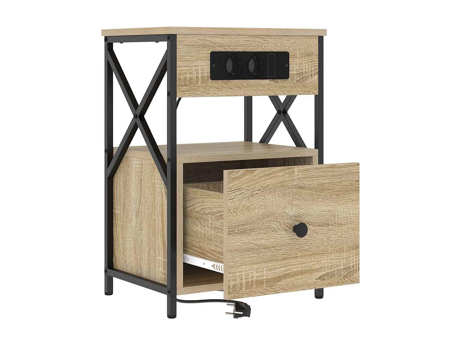 Cabinet de chevet avec tiroir Chêne sonoma 40 x 31 x 60 cm